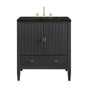 Myrrin 30" Single Vanity, Carbon Oak w/ 3 CM Phantome Eclos Top