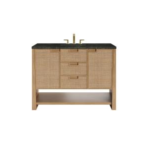 Solene 48" Single Vanity, Seaside Oak, w/ 3 CM Phantome Eclos Top