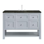Breckenridge 48" Single Vanity, Serenity Blue, w/ 3 CM Phantome Eclos Top