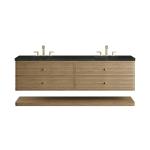 Allamari 72" Double Vanity, Dune Mist w/ 3 CM Phantome Eclos Top