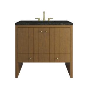 Hudson 36" Single Vanity, Honey Oak w/ 3 CM Phantome Eclos Top