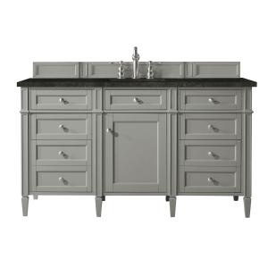 Brittany 60" Single Vanity, Urban Gray, w/ 3 CM Phantome Eclos Top