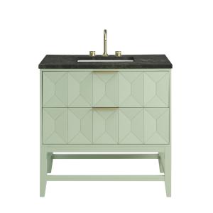 Emmeline 36" Single Vanity, Pistachio, w/ 3 CM Phantome Eclos Top