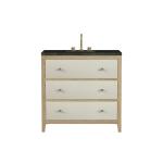 Celeste 36" Single Vanity, Sunwashed Oak with Embossed Shagreen, w/ 3 CM Phantome Eclos Top