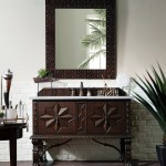 Balmoral Single Vanity Cabinet, Antique Walnut