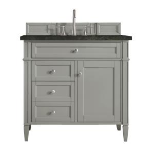 Brittany 36" Single Vanity, Urban Gray, w/ 3 CM Phantome Eclos Top