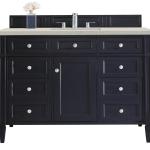 Brittany 48" Single Vanity, Victory Blue, w/ 3 CM Siberian Silestone Top