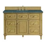 Lorelai 48" Single Vanity, Light Natural Oak w/ 3 CM Parisien Bleu Silestone Top w/FreePower Wireless Charger