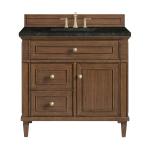 Lorelai 36" Single Vanity, Mid-Century Walnut, w/ 3 CM Phantome Eclos Top