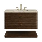 Allamari 36" Single Vanity, Sable w/ 3 CM Tajnar Eclos Top