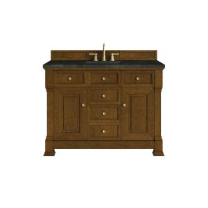 Brookfield 48" Single Vanity, Honey Oak, w/ 3 CM Phantome Eclos Top
