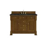 Brookfield 48" Single Vanity, Honey Oak, w/ 3 CM Phantome Eclos Top
