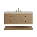 Allamari 48" Single Vanity, Dune Mist w/ 3 CM Tajnar Eclos Top