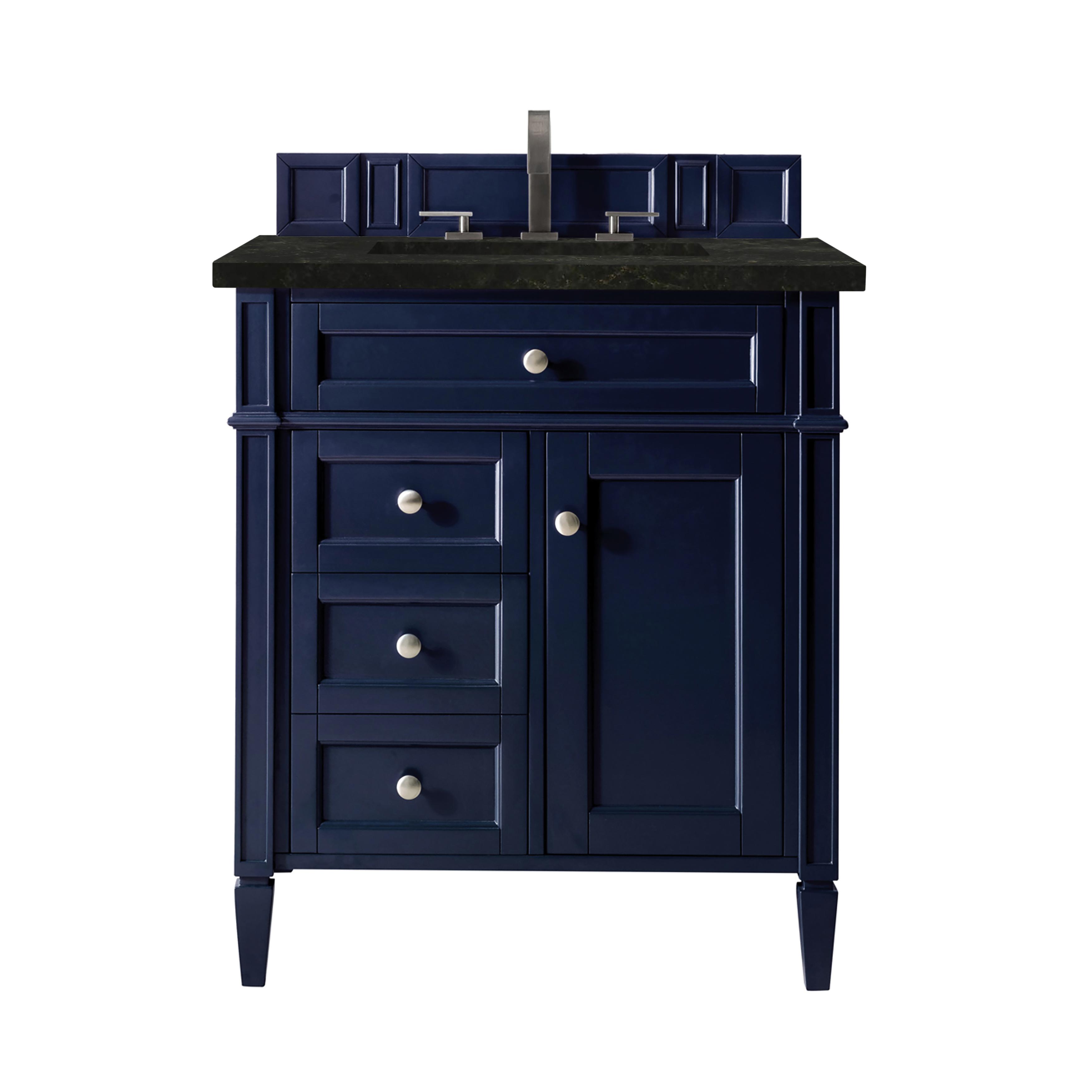 Brittany 30" Single Vanity, Victory Blue, w/ 3 CM Phantome Eclos Top