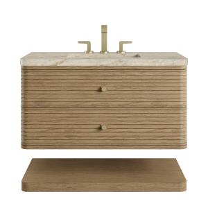 Allamari 36" Single Vanity, Dune Mist w/ 3 CM Tajnar Eclos Top