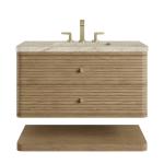 Allamari 36" Single Vanity, Dune Mist w/ 3 CM Tajnar Eclos Top