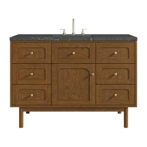 Laurent 48" Single Vanity, Honey Oak w/ 3 CM Parisien Bleu Silestone Top