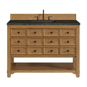 Malibu 48" Single Vanity, Amber Birch, w/ 3 CM Phantome Eclos Top
