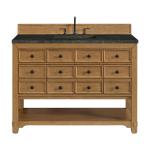 Malibu 48" Single Vanity, Amber Birch, w/ 3 CM Phantome Eclos Top