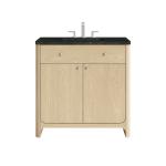Gracyn 36" Single Vanity, Coastal Driftwood, w/ 3 CM Phantome Eclos Widespread Top