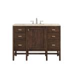 Addison 48" Single Vanity, Mid-Century Acacia, w/ 3 CM Tajnar Eclos Top