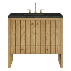 Hudson 36" Single Vanity, Light Natural Oak, w/ 3 CM Phantome Eclos Top