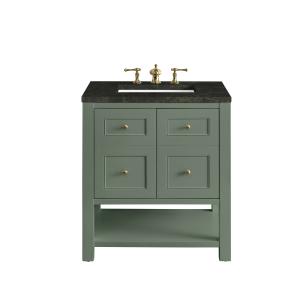 Breckenridge 30" Single Vanity, Smokey Celadon, w/ 3 CM Phantome Eclos Top