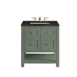 Breckenridge 30" Single Vanity, Smokey Celadon, w/ 3 CM Phantome Eclos Top