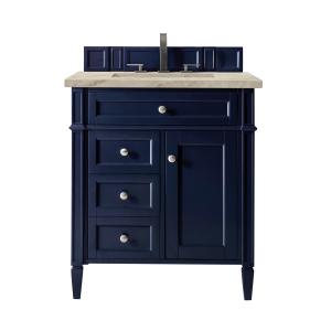 Brittany 30" Single Vanity, Victory Blue, w/ 3 CM Tajnar Eclos Top