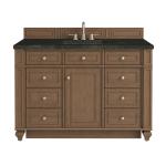 Bristol 48" Single Vanity, Saddle Brown, w/ 3 CM Phantome Eclos Top