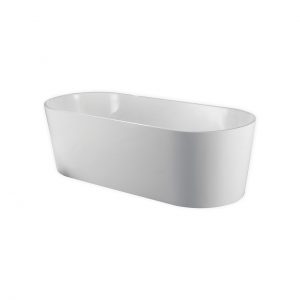 Ovale 63'' White Free Standing Bathtub