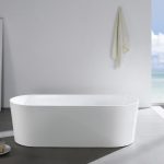 Ovale 67'' White Free Standing Bathtub