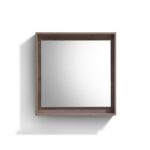 30″ Wide Mirror W/ Shelf – Butternut