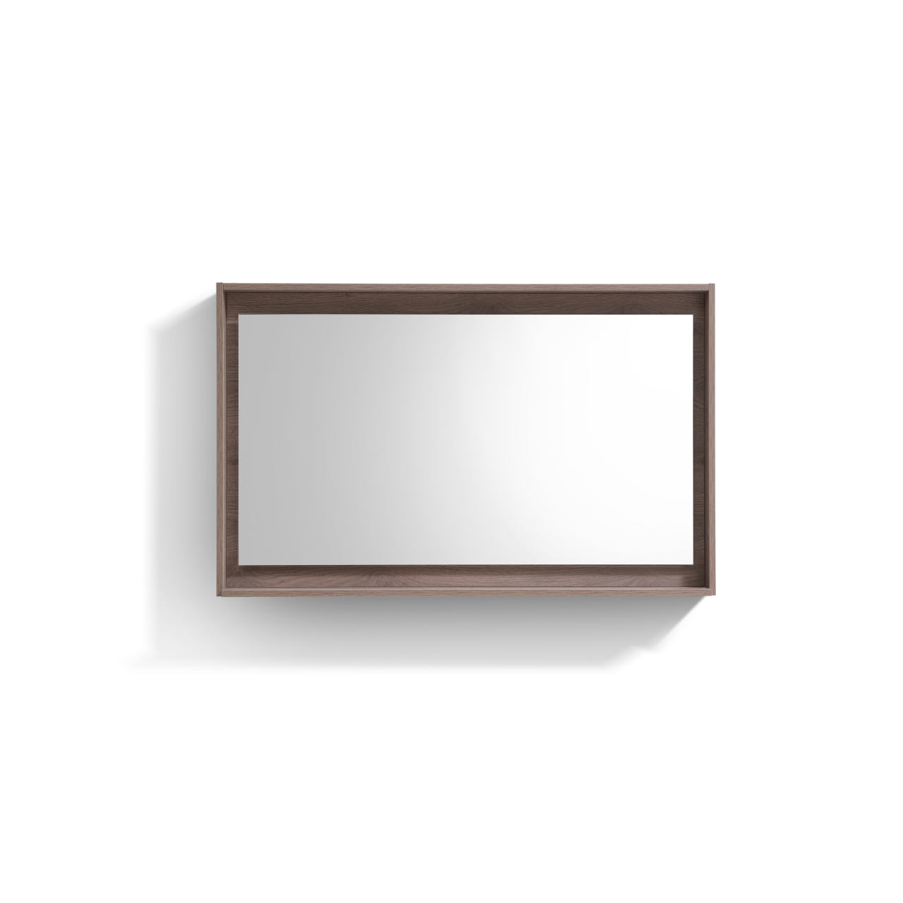 48″ Wide Mirror W/ Shelf – Butternut