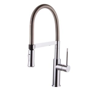 Aquamoon Atlas Single-Handle Kitchen Sink Faucet, Chrome Finished