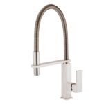 Aquamoon Milan Single-Handle Kitchen Sink Faucet, Brushed Nickel Finished
