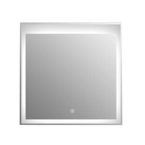 Aquamoon Mm3Lt600 Led Bathroom Mirror 24" X 24" Wall Mounted Side Switch 6000K High Lumen